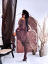 PLUS SIZE sweater "AGAIN 10588"- choco